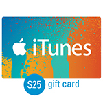 ITUNES<sup>&reg;</sup> $25 Gift Card</u>
