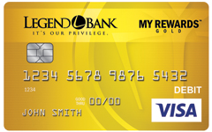 My Rewards&reg; Gold Debit Card