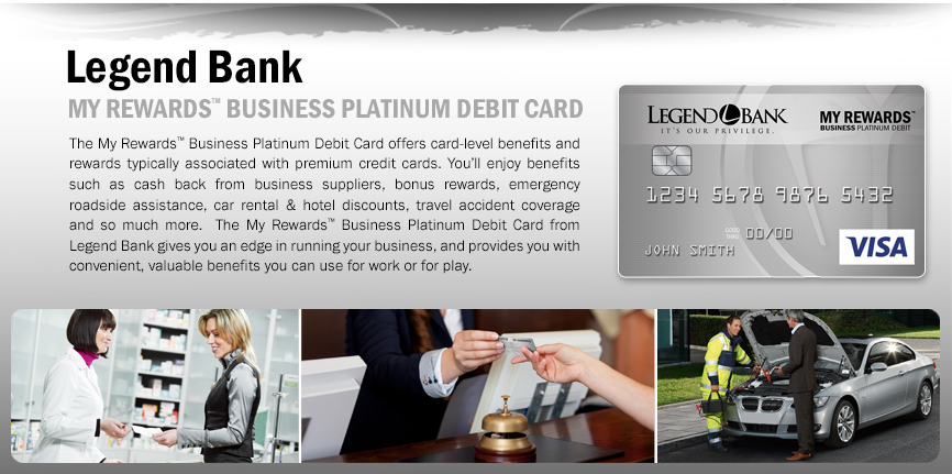 My Rewards&reg; Business Platinum Debit Card