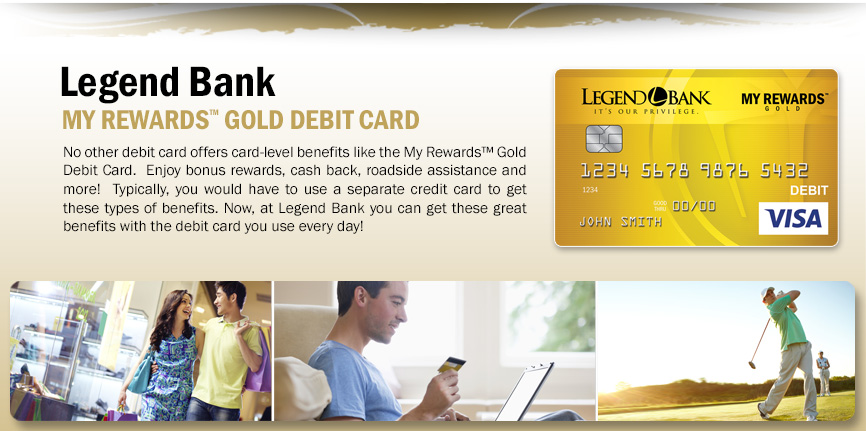 My Rewards&reg; Gold Debit Card