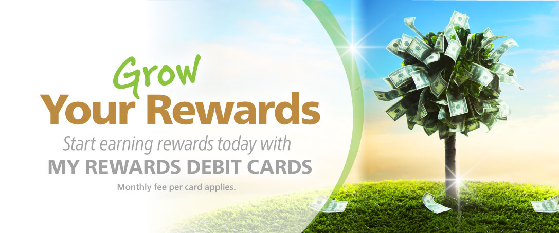 Thank you for using your debit card!  Redeeming your points is easy! Create an account today, browse the site and start redeeming your points for great gifts.